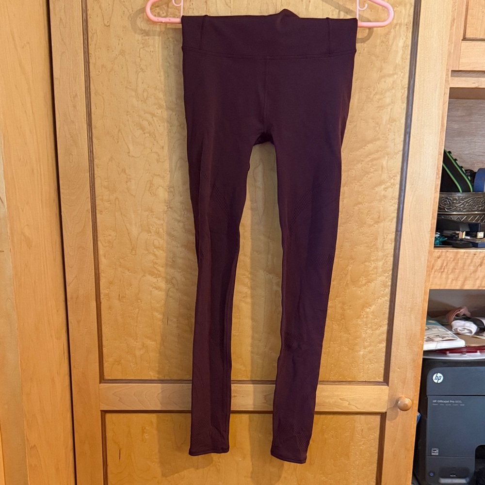 Lululemon Athletica Brown Leggings Slim Fit Stretch